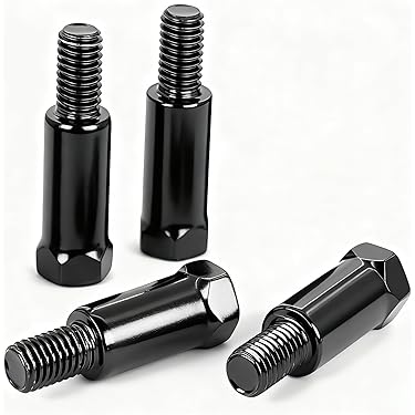 バイクミラー ブラック 取り付け用ネジ付き Amazon.co.jp 最新リリース: ミラーアダプター・ブラケット の新着